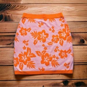 NWOT Wild Fable Orange & Pink Sweater Skirt